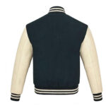Men Varsity Wool and Leather Jacket - Image 2