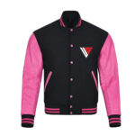 Men Varsity Wool and Leather Jacket